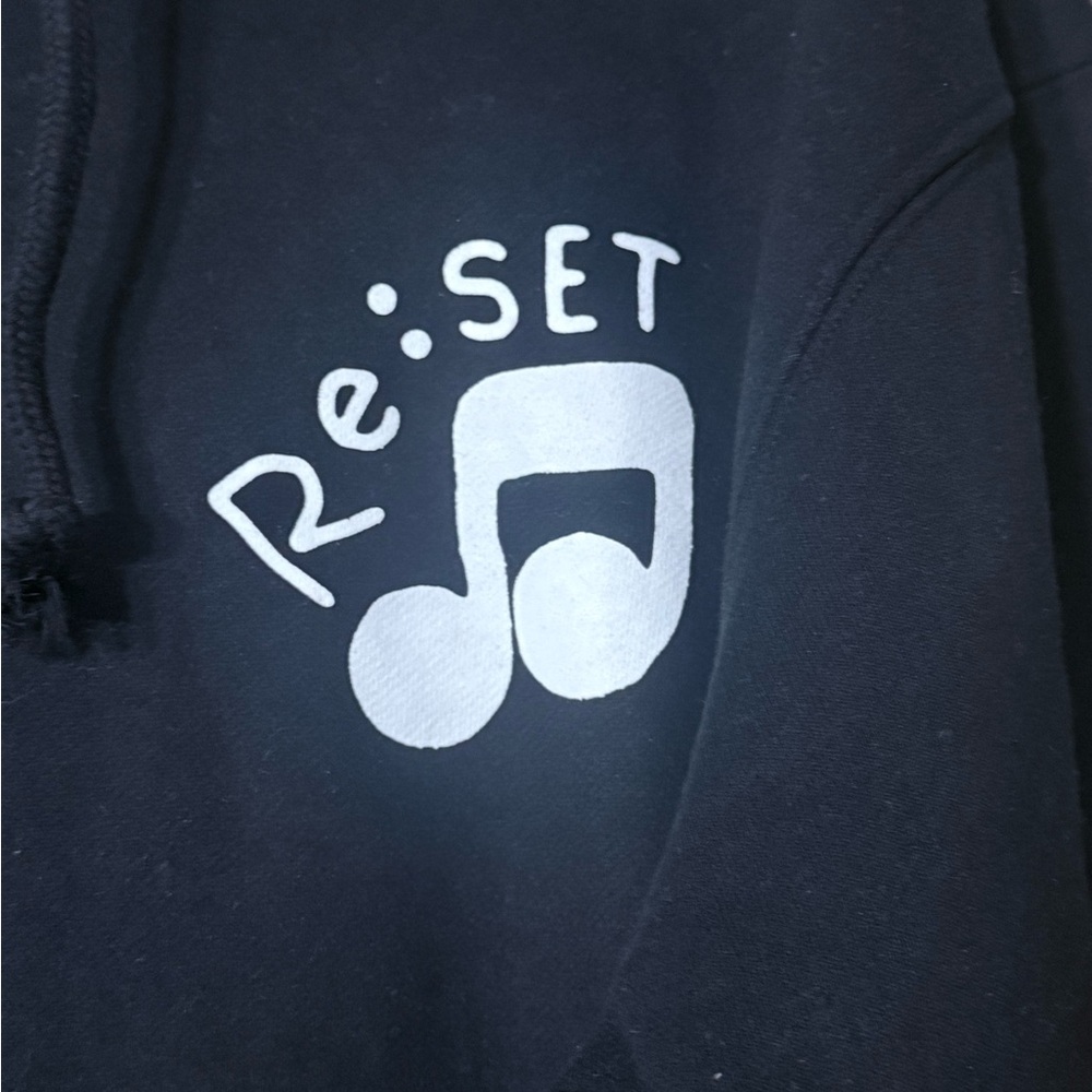 Re:Set Black Hoodie for Men - Picture 3 of 6